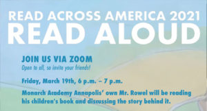 Event March 19, 2021: Monarch Academy Annapolis Host Virtual Book Reading Event for Read Across America